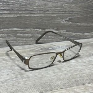 Morel Lightec 6760L Eyeglasses Men 52-16-135 Brown Metal Rectangular France